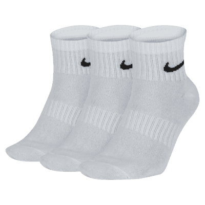 Meias de treino pelo tornozelo Nike Everyday Lightweight (3 pares)