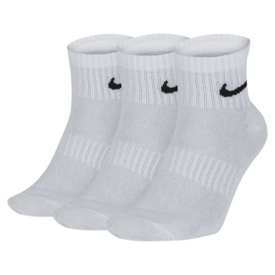 nike socks ankle white