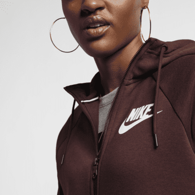 Nike Sportswear Rally Damen-Hoodie mit durchgehendem Reißverschluss