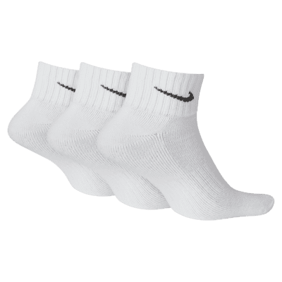 Nike Cushioned Ankle Socks (3 Pairs). Nike BG