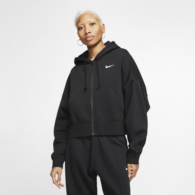 Nike Sportswear Essential Fleecehoodie met rits voor dames Nike Sportswear Essential Fleecehoodie met rits voor dames