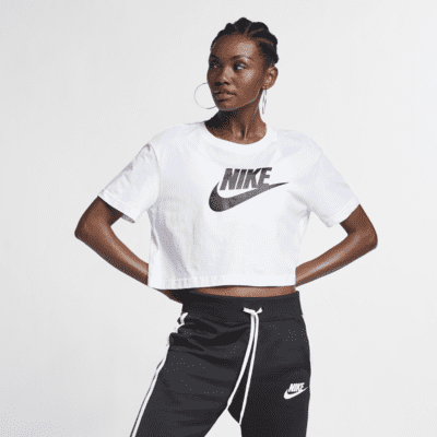 Nike Sportswear Essential Women's Cropped T-Shirt. Nike JP
