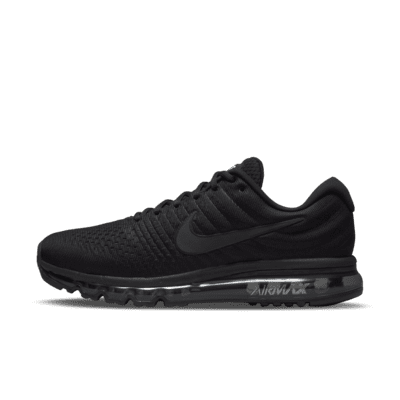 Nike Men's Air Max 2017 Running Shoes, Black