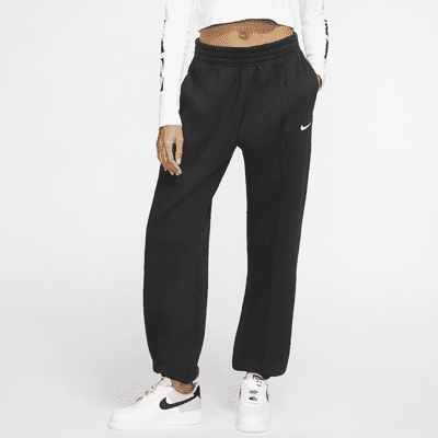 Nike Sportswear Essential Pantalones de nailon negros para mujer