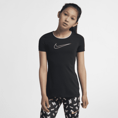 Nike Pro Older Kids' (Girls') Short-Sleeve Top. Nike SK