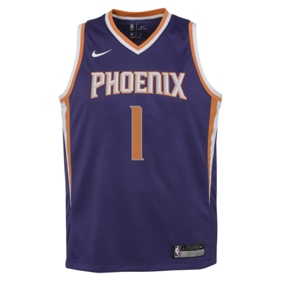 Camiseta de la NBA para niños talla grande Devin Booker Phoenix Suns Nike Icon Edition Swingman