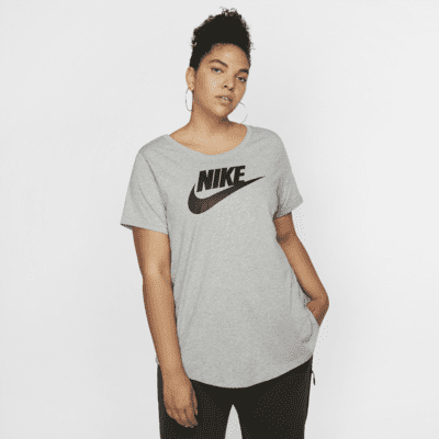 womens white and red nike shirt