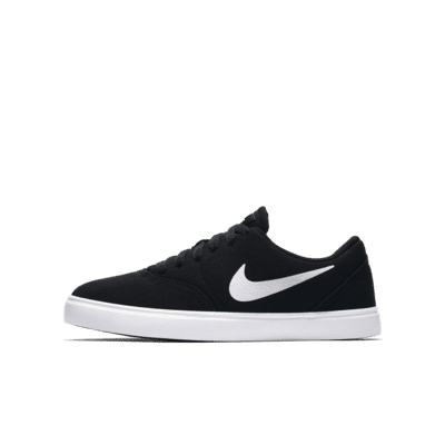 Tenis de skateboarding para niños talla grande Nike SB Check Canvas