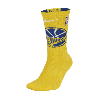 Golden State Warriors Elite Nike NBA Crew Socks