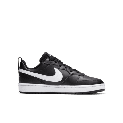 nike zwarte court borough low