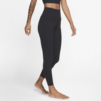 Leggings de tela Infinalon con cintura alta de 7/8 para mujer Nike Yoga Dri-FIT Luxe