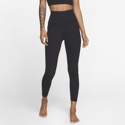 Nike, Yoga Dri-FIT 7/8 Leggings - Black/Photon Dust