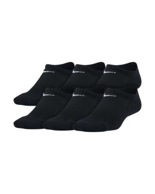 Unisex носки Nike Performance Cushioned No-Show Kids' Training Socks (6 Pair) для тренировок