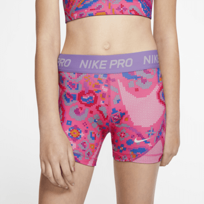 Nike Pro Older Kids Girls Printed Boyshorts Nike Au