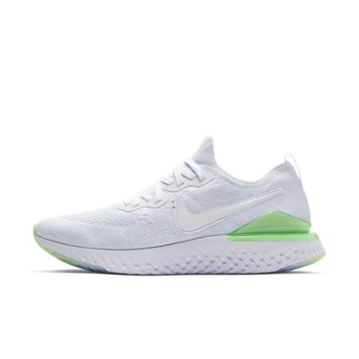 nike epic react flyknit mens white