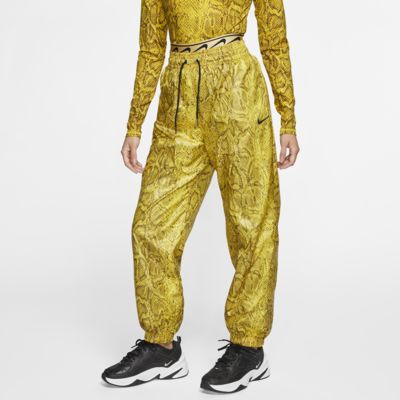 pantaloni nike donna oro