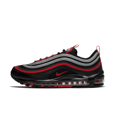 nike black and red air max 97