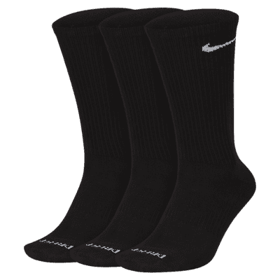 Nike Everyday Plus Lightweight Men's Training Crew Socks (3 Pairs). Nike MY