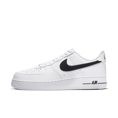 black and white mens air force 1