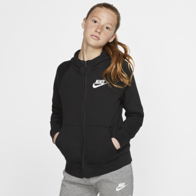 Nike Sportswear Girls' Full-Zip Hoodie. Nike.com