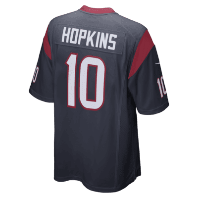 MEN'S HOUSTON TEXANS DEANDRE HOPKINS #10 NFL FOOTBALL SHIRT JERSEY SIZE 2XL  XXL