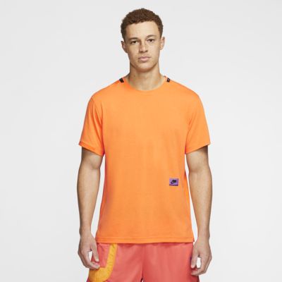 orange nike dri fit shorts