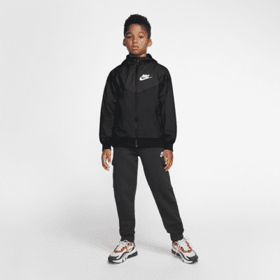 Nike Sportswear Windrunner Older Kids' (Boys') Loose Hip-Length Hooded ...