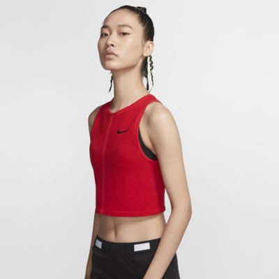 nike sportswear slim fit crop top