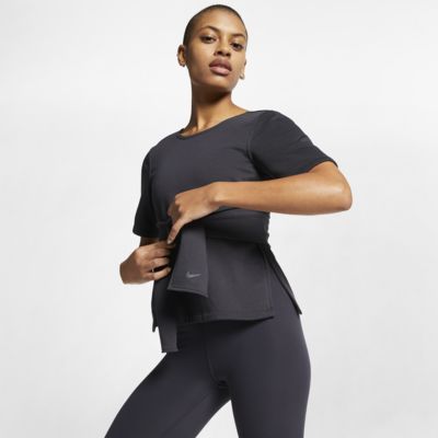 nike studio wrap top