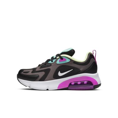 nike air max 200 black purple
