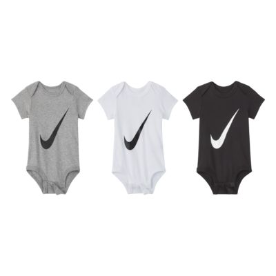 Nike Baby (0–6M) Bodysuit Set (3-Pack 