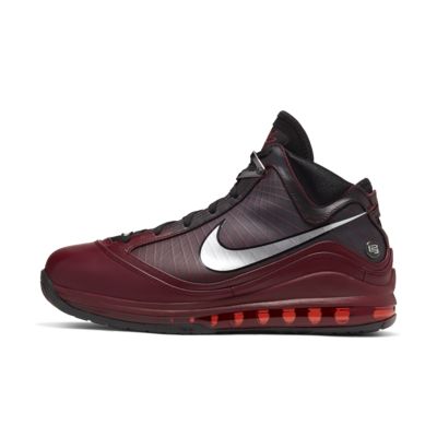 lebron shoes maroon