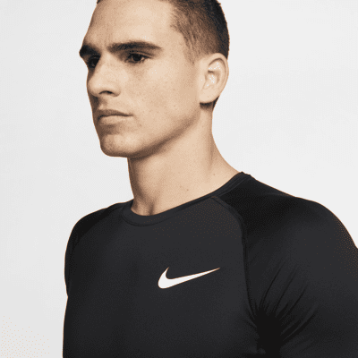 Nike Pro Men's Tight-Fit Short-Sleeve Top