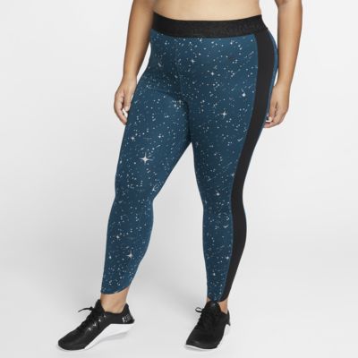 plus size nike sportswear metallic leggings