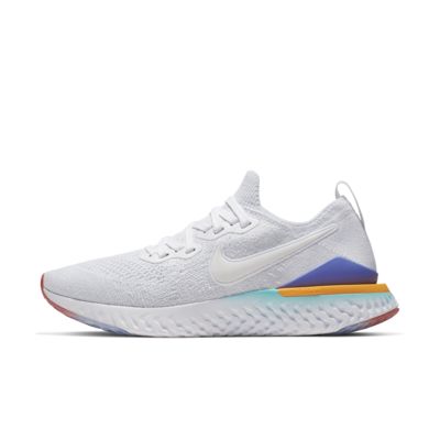 nike epic react white orange