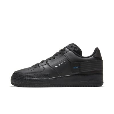 nike air force 1 low type black