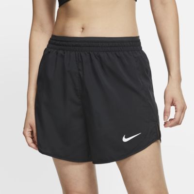 black nike track shorts