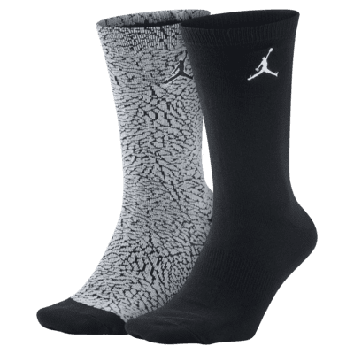 grey jordan socks