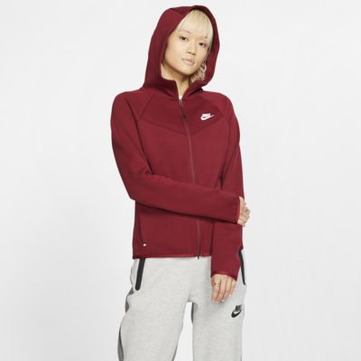 red nike tech fleece windrunner