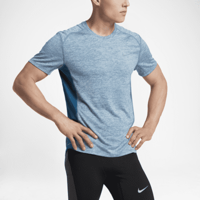Nike Breathe Miler Cool Men's Short-Sleeve Running Top. Nike MY