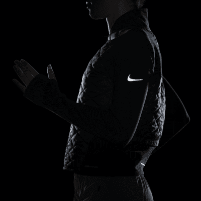 nike aerolayer jacket black