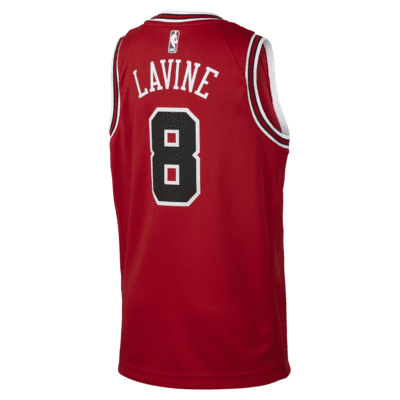 Zach LaVine Bulls Icon Edition Nike NBA Authentic Jersey.