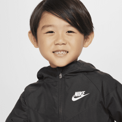 Nike Sportswear Windrunner Jacke mit durchgehendem Reißverschluss für Kleinkinder