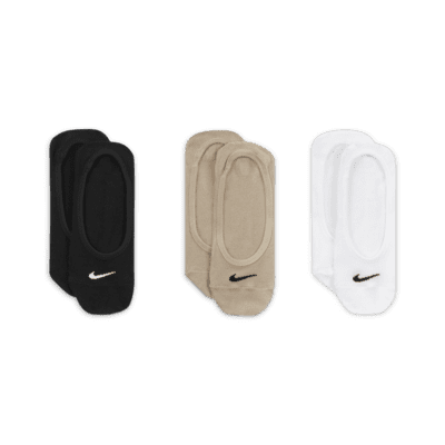 Nike Everyday Lightweight Footie trainingssokken voor dames (3 paar)