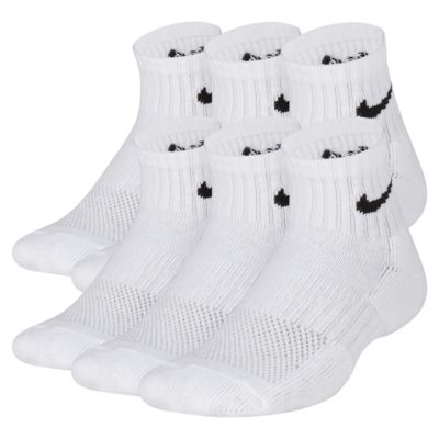 nike cotton quarter socks