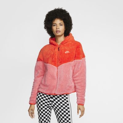 Women's sherpa jacket nike sportswear windrunner Clearance