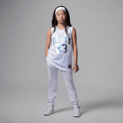 Jersey con estampado metalizado para niños talla grande Jordan