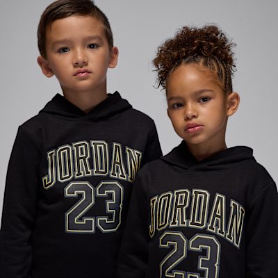 Todelt Jordan Jersey Pack-pullover-hættetrøje-sæt til mindre børn
