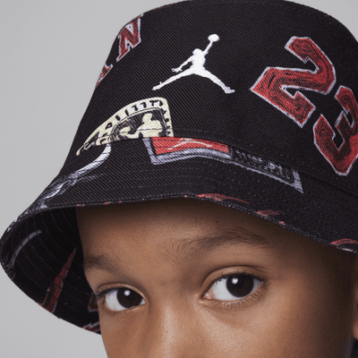 Gorro tipo pescador para niños talla grande Jordan Icons