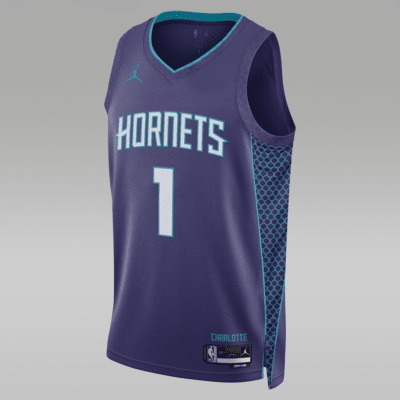 Charlotte Hornets Statement Edition Jordan Dri-FIT NBA Swingman Jersey.  Nike LU